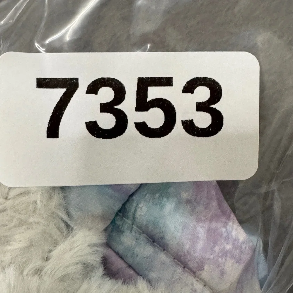 The North Face Jacket Girls 3T Mossbud Reversible Tie Dye Faux Fur Fleece Hooded